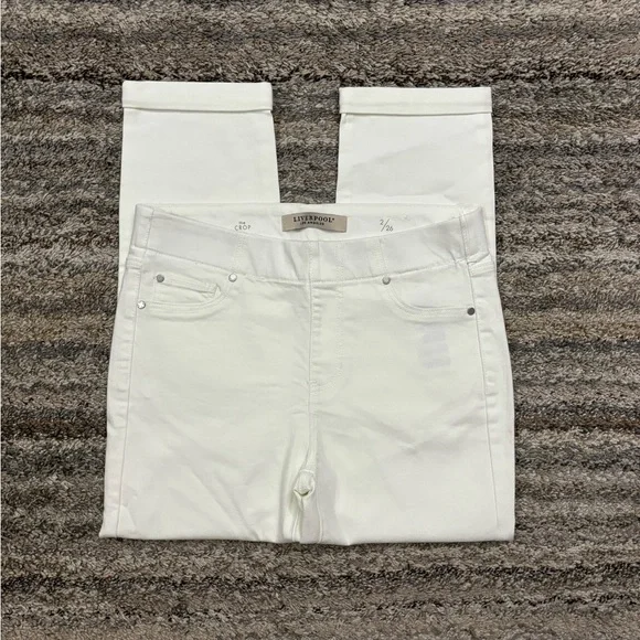 NWOT Liverpool The Crop Jeans Sz 2/26 | Liverpool Cropped Straight Leg Jeans- - Picture 4 of 11
